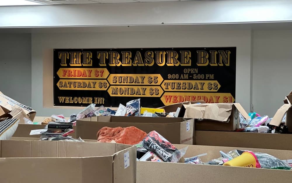The Treasure Bin storefront